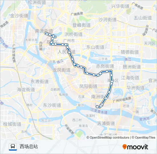 公交88路的线路图