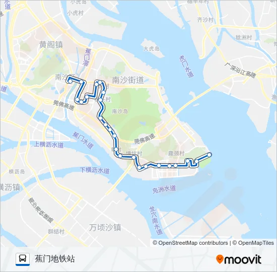 南4路 Bus Line Map