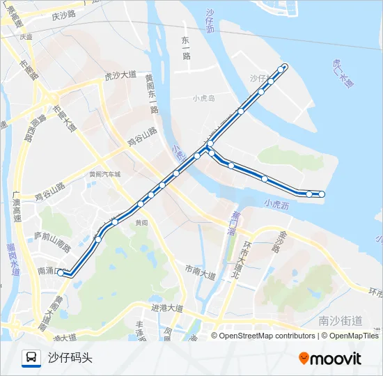 南7路 Bus Line Map