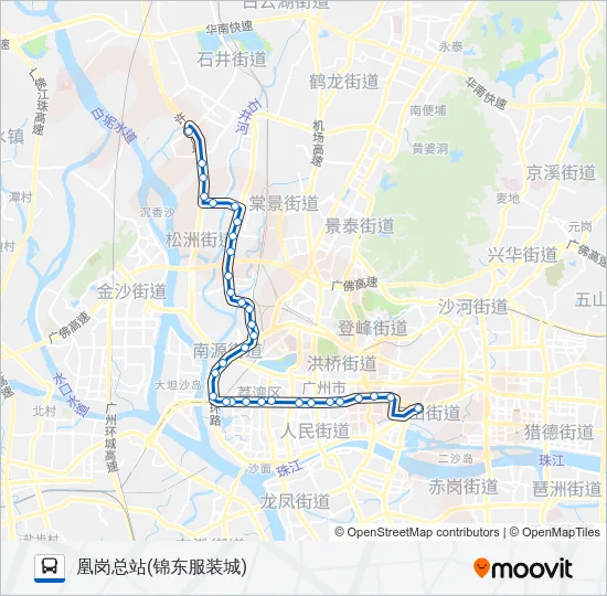 夜2路 Bus Line Map