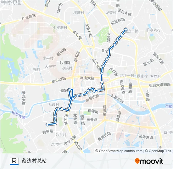 番2路 Bus Line Map