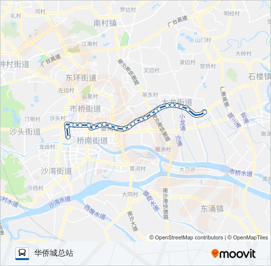 公交番3路的线路图