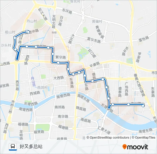 番4路 Bus Line Map