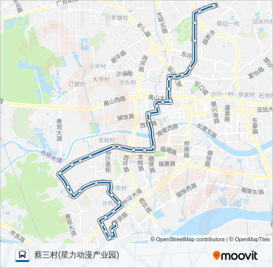 番7路 Bus Line Map