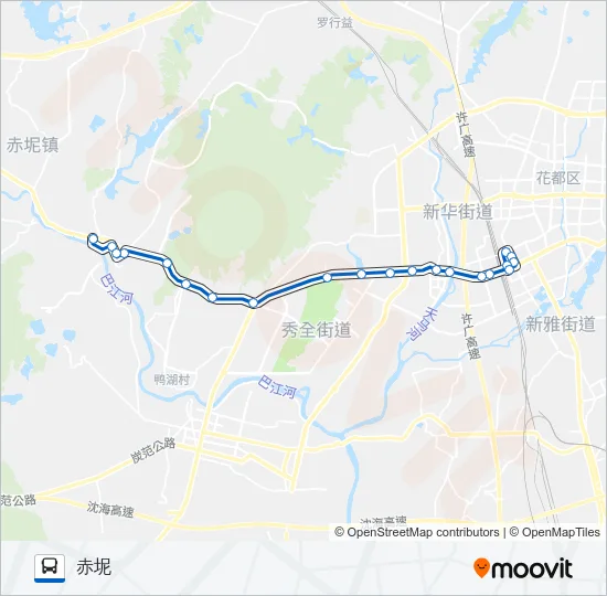 花2路 Bus Line Map