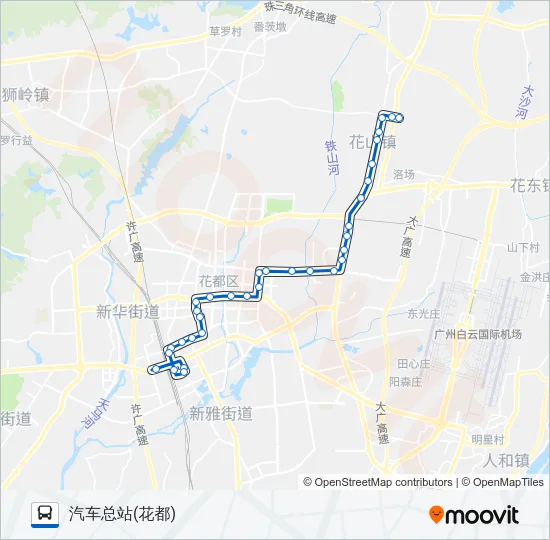花4路 Bus Line Map