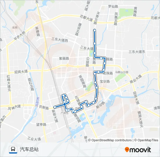花6路 Bus Line Map