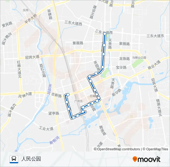 花7路 Bus Line Map