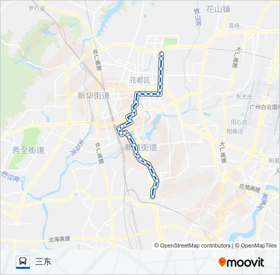 花8路 Bus Line Map