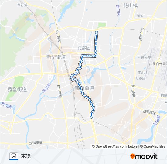 公交花8路的线路图