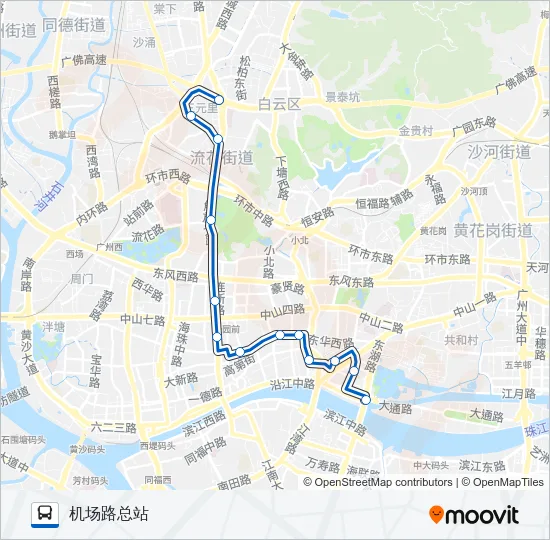 101路 Bus Line Map