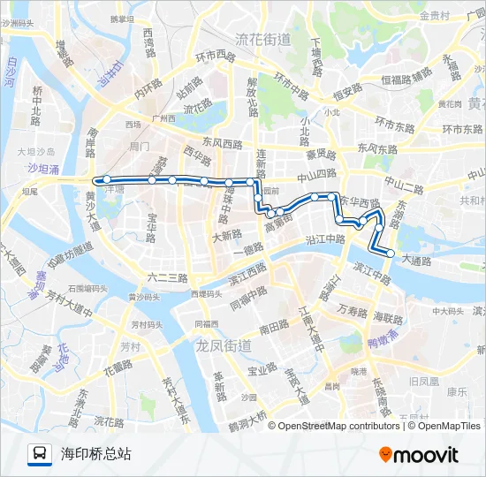 104路 Bus Line Map