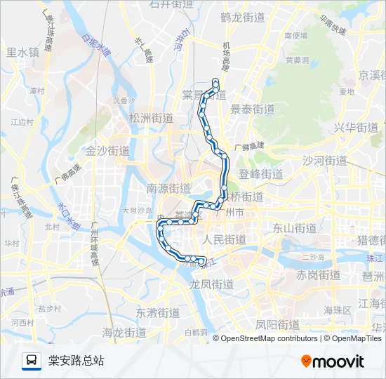105路 Bus Line Map