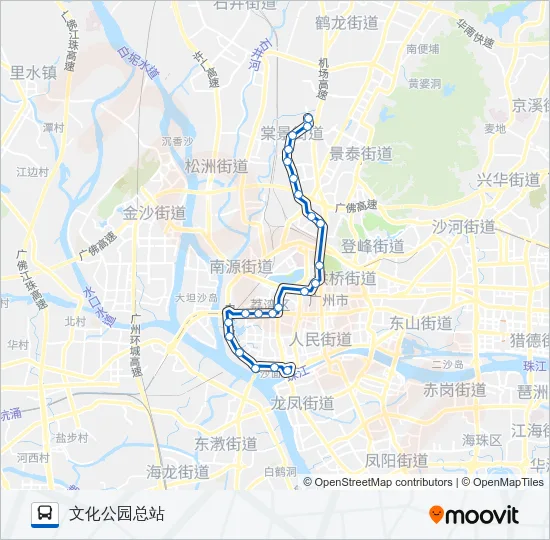 105路 Bus Line Map