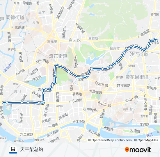 109路 Bus Line Map