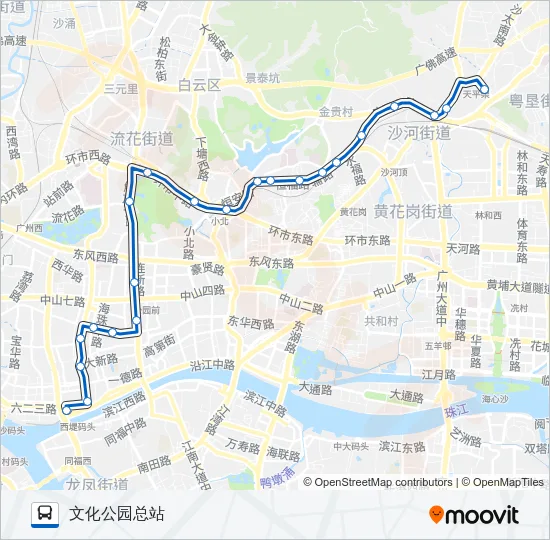 110路 Bus Line Map