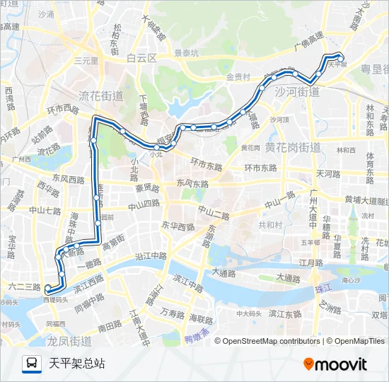 110路 Bus Line Map