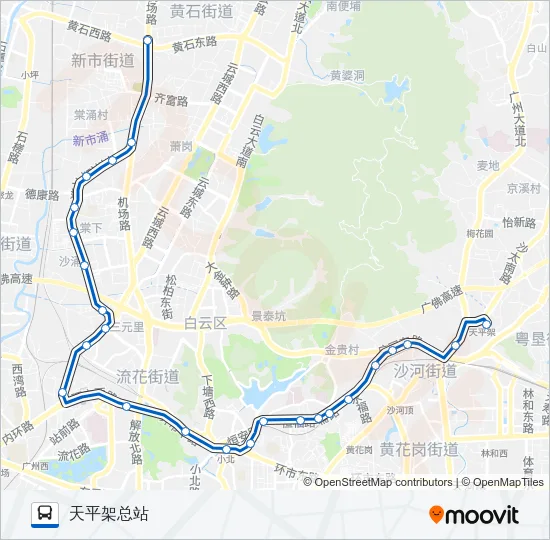 111路 Bus Line Map