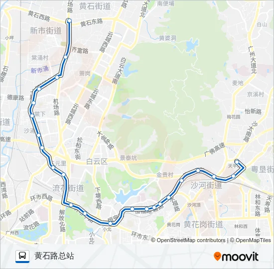 111路 Bus Line Map