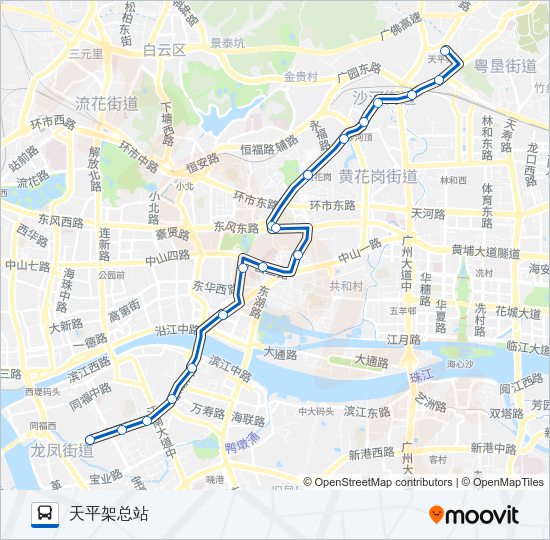 公交112路的线路图