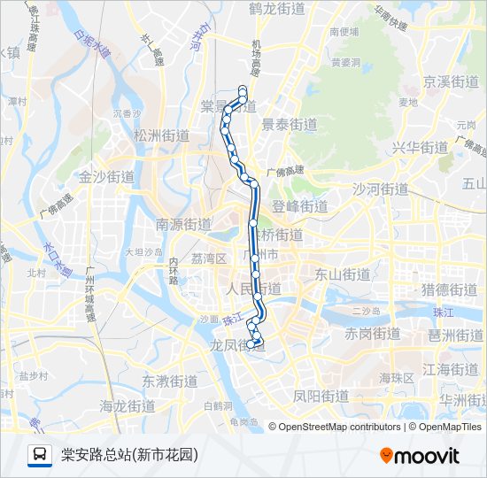 公交113路的线路图