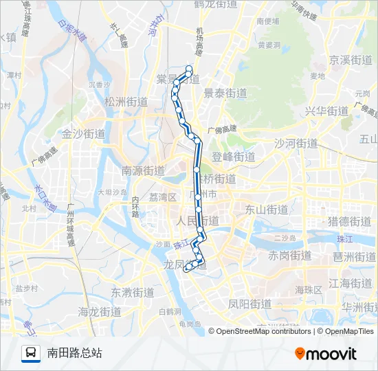 113路 Bus Line Map