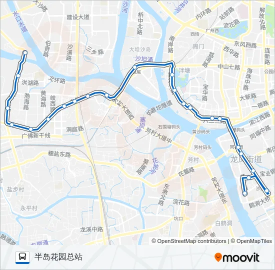 123路 Bus Line Map