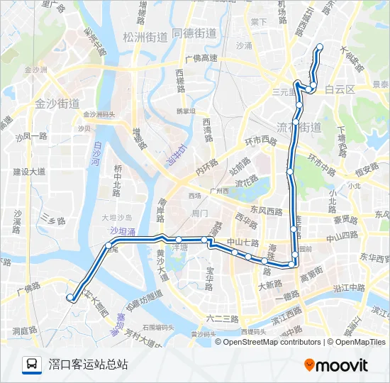 124路 Bus Line Map