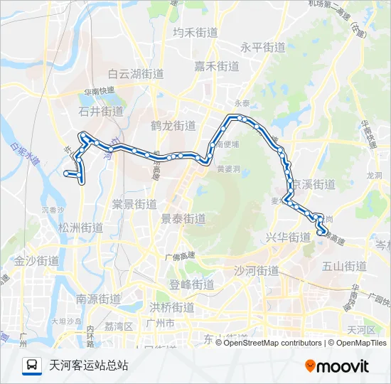 126路 Bus Line Map