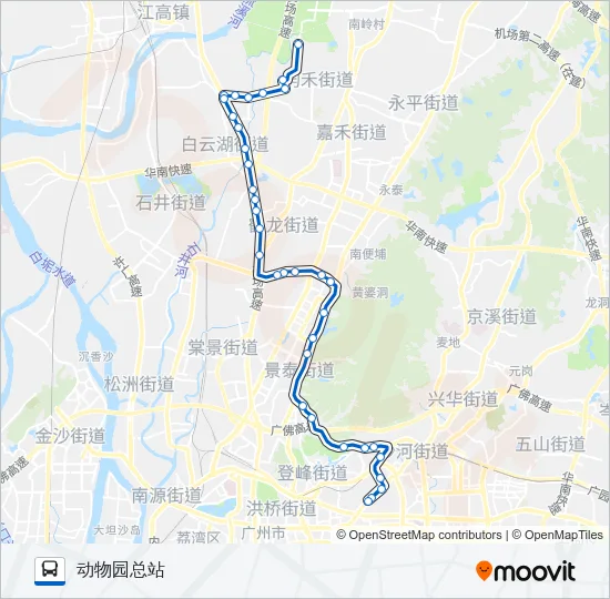 127路 Bus Line Map