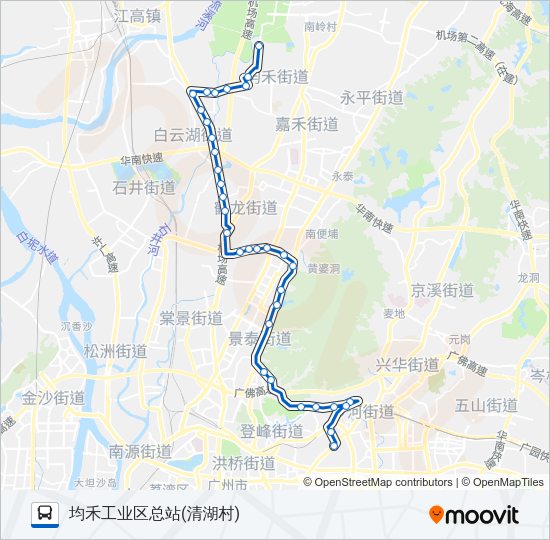 公交127路的线路图
