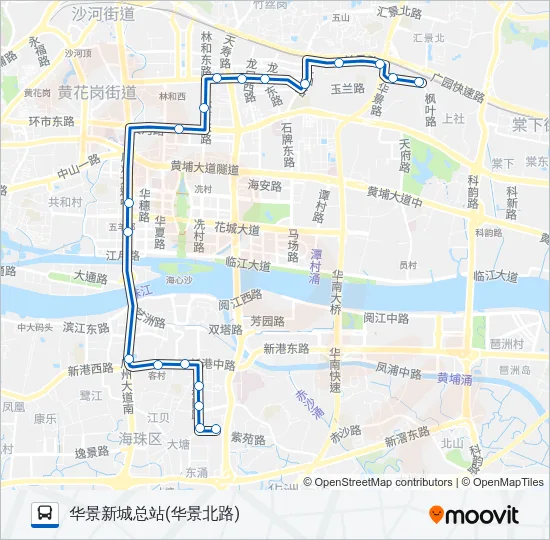 130路 Bus Line Map