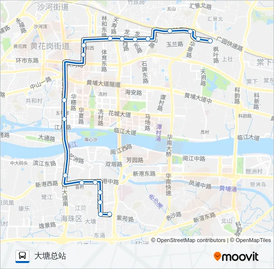 130路 Bus Line Map