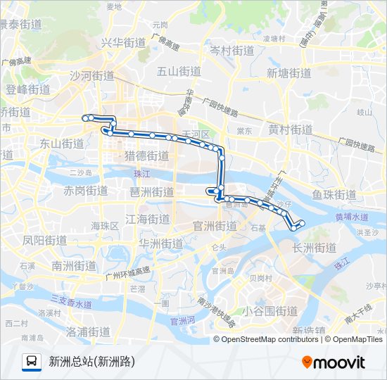 公交137路的线路图