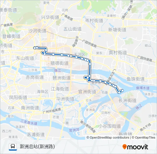 137路 Bus Line Map
