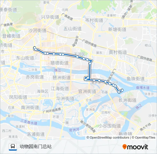 公交137路的线路图