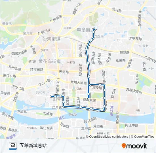 138路 Bus Line Map