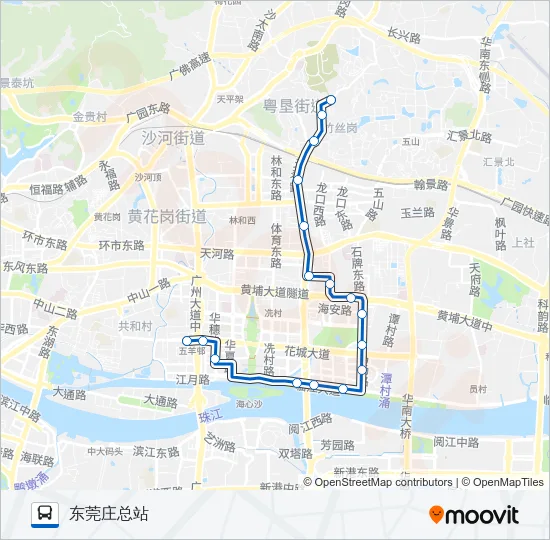 公交138路的线路图