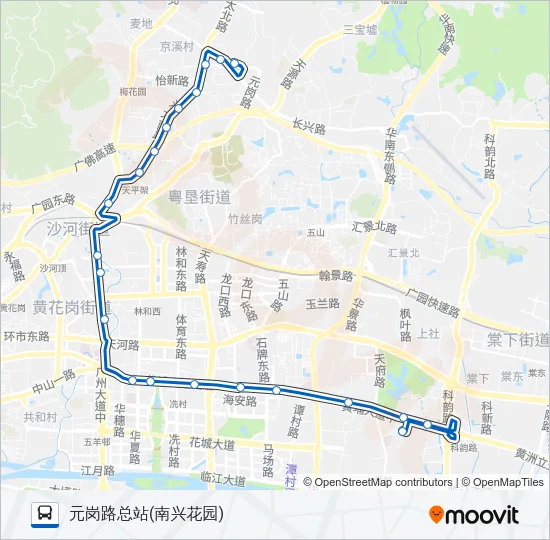 140路 Bus Line Map