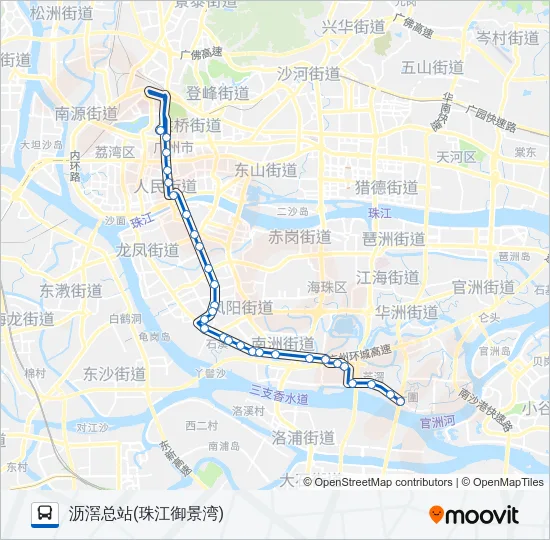 180路 Bus Line Map