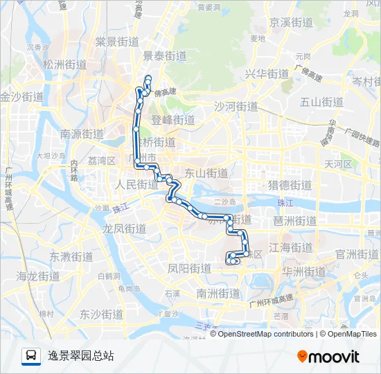 182路 Bus Line Map
