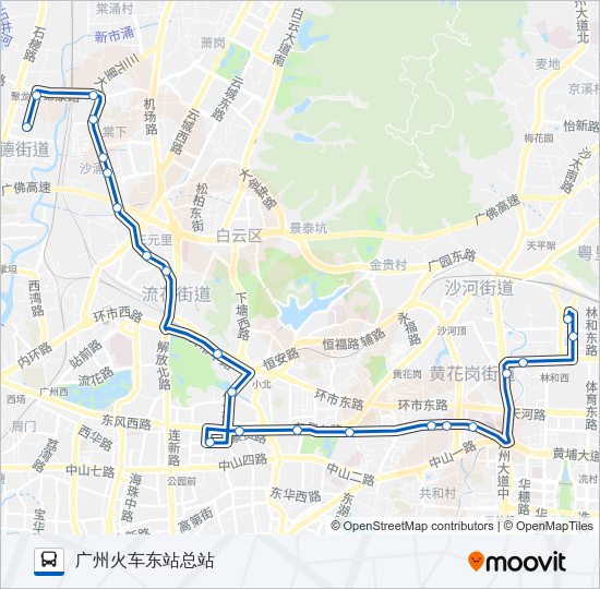 公交185路的线路图