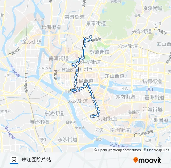 186路 Bus Line Map