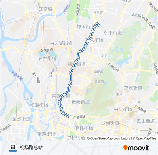 公交187路的线路图