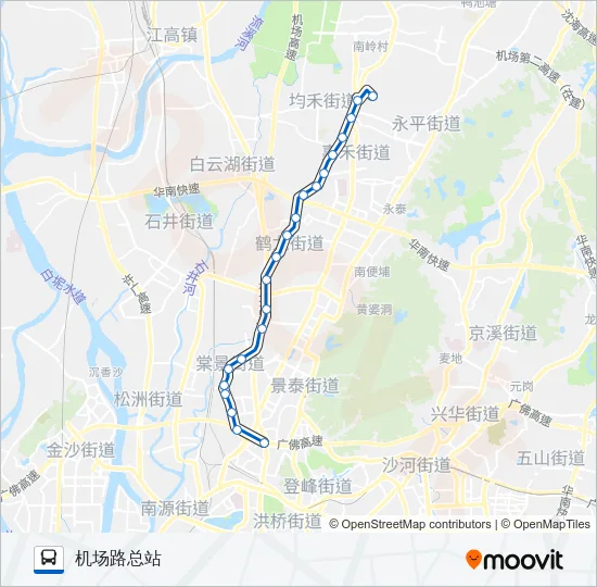 187路 Bus Line Map