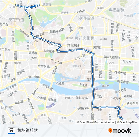 公交189路的线路图