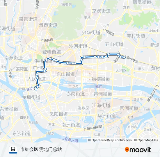 191路 Bus Line Map