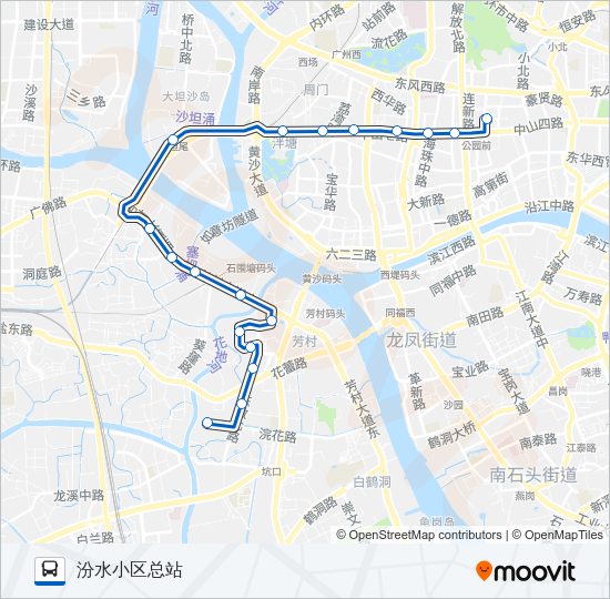 公交193路的线路图
