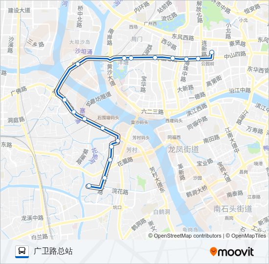 公交193路的线路图