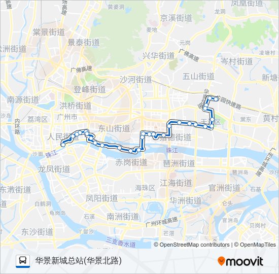 公交194路的线路图